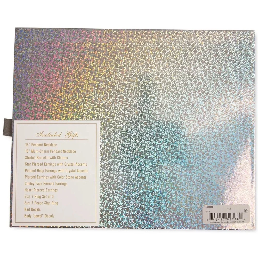 NWT Macy’s 12-Pc. Holographic Advent Calendar Twelve Days of Smiles Gift Set